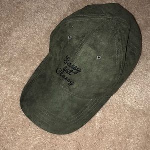 “Sassy but Classy” green velvet hat